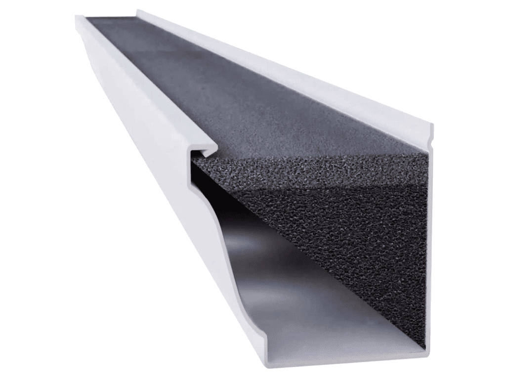 Foam gutter guards to keep water out