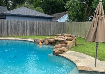 Fresh mowed lawn in Arlington Texas